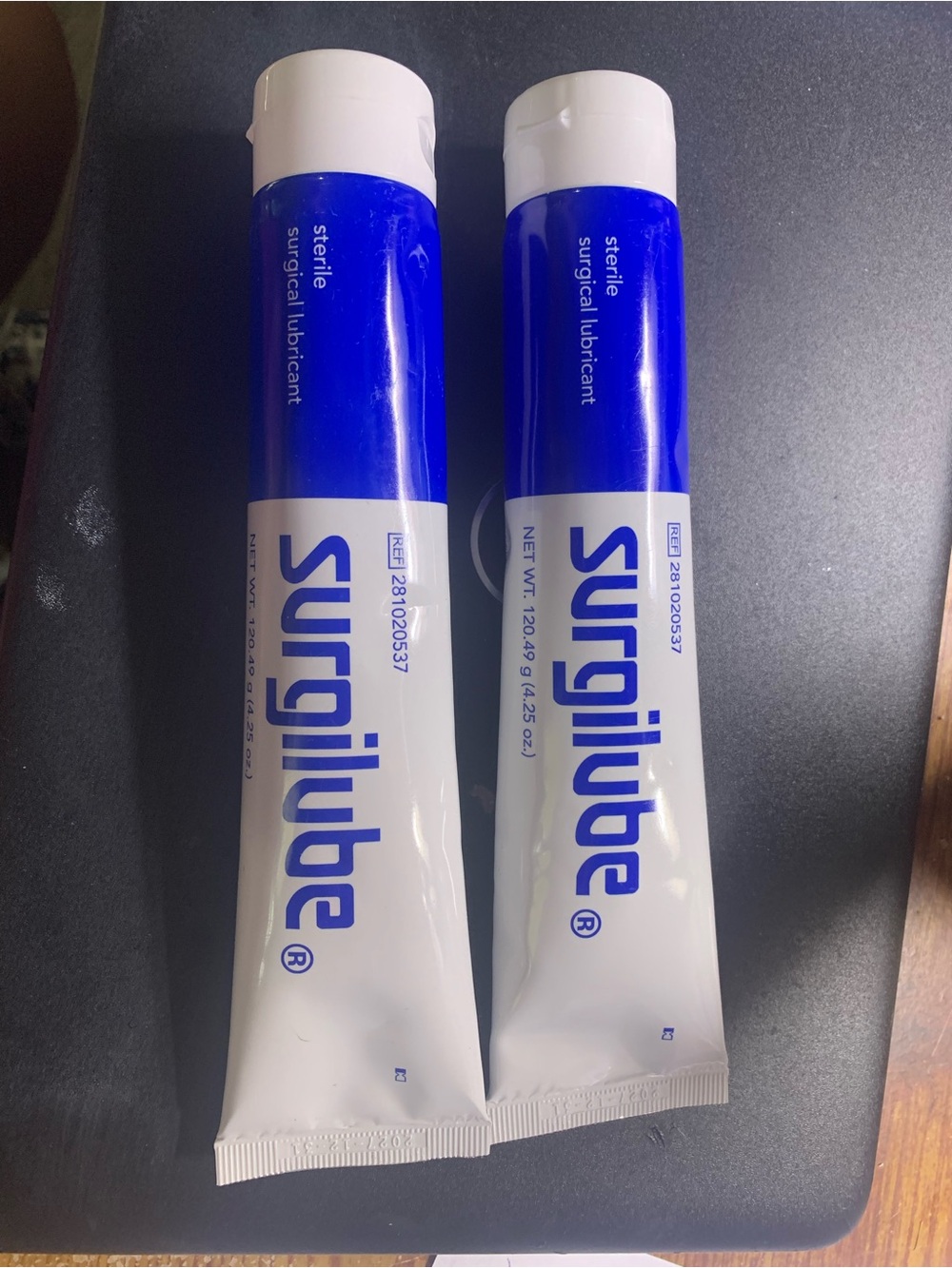 Sterile Surgical Lubricant Gel - White & Blue Flip Top Cap